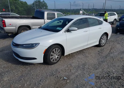 2015 Chrysler 200 Lx из США, поврежденный, VIN 1C3CCCFBXFN563927